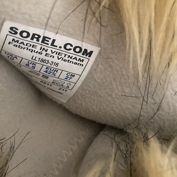 Sorel tall lace up boots size 10 - Picture 12 of 12